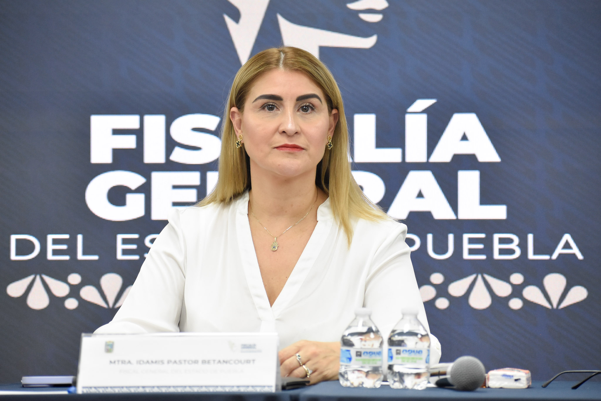 Idamis Pastor Betancourt, titular de la Fiscalía de Puebla