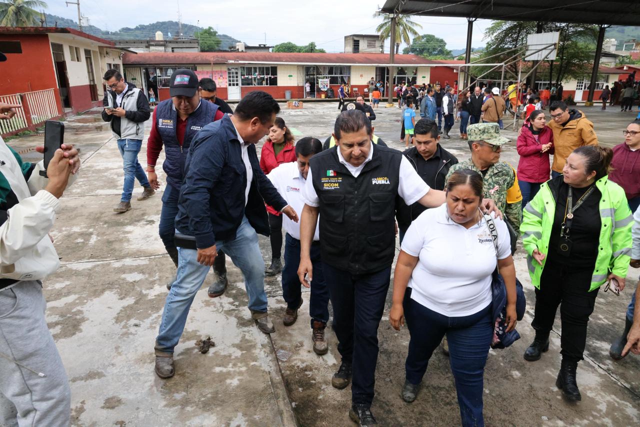 Atención a afectaciones por lluvias