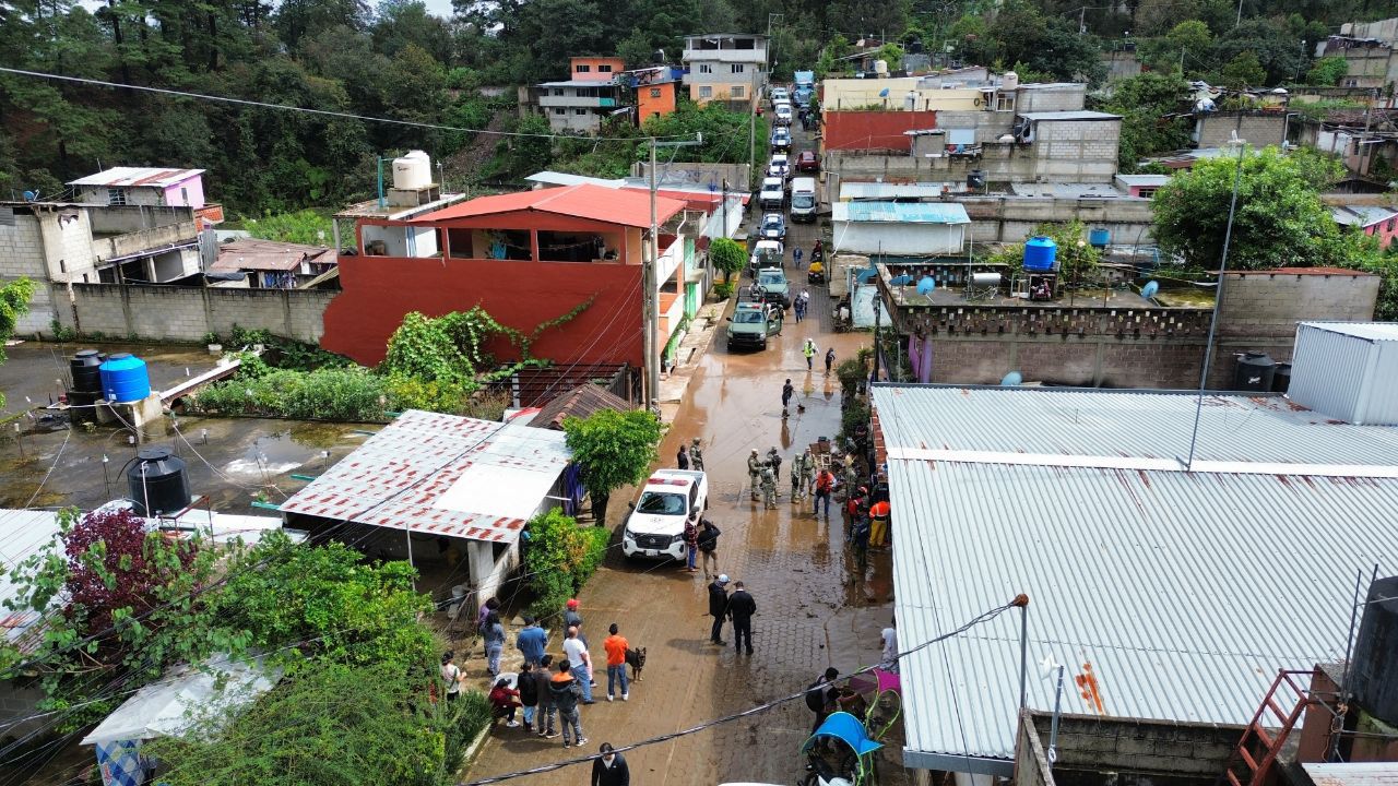 Activan “Plan Puebla” en la Sierra Norte: auxilio y apoyo humanitario en comunidades afectadas
