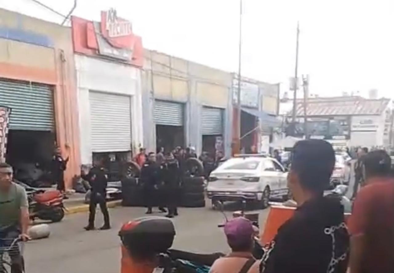 Sujeto detenido en la 46 Poniente