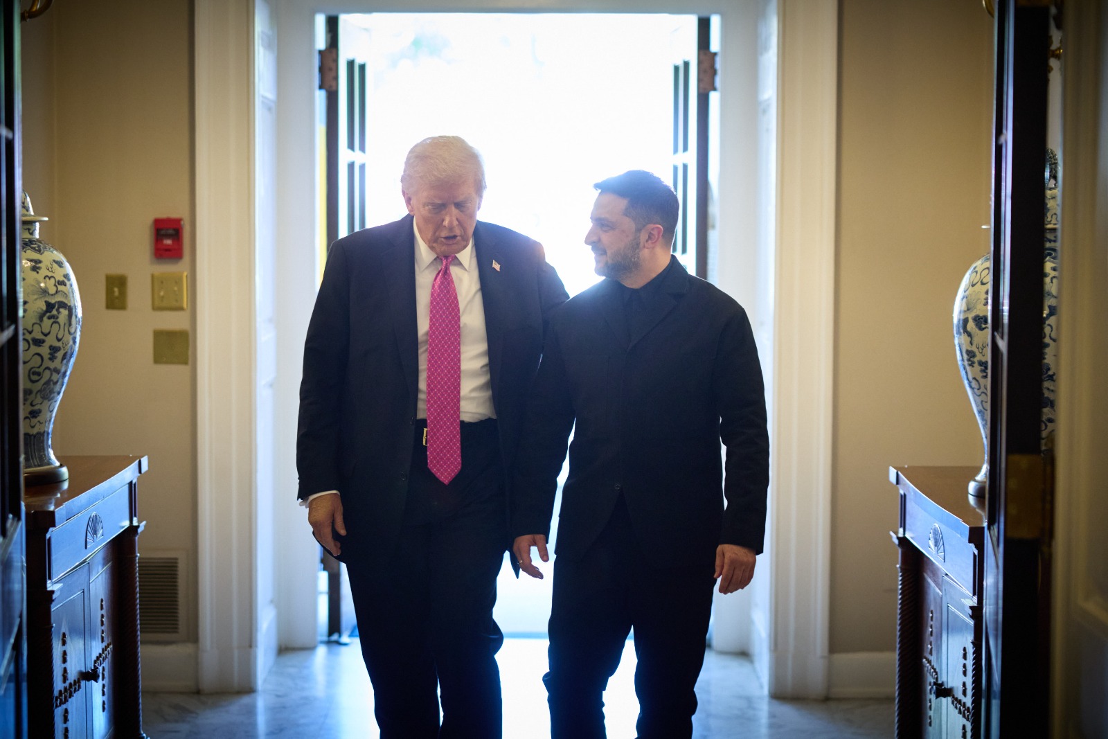 Donald Trump y Volodímir Zelenski, presidentes de Estados Unidos y Ucrania, respectivamente