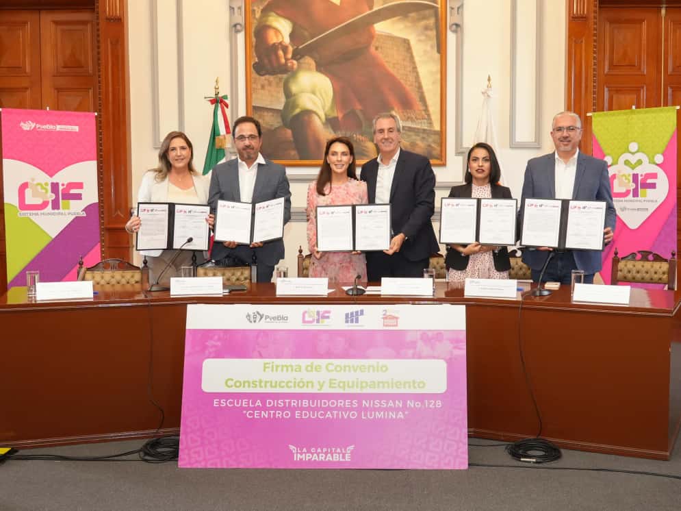 MariElise Budib y Pepe Chedraui firman convenio con Fundación Distribuidores Nissan para la construcción y equipamiento de “Lumina”