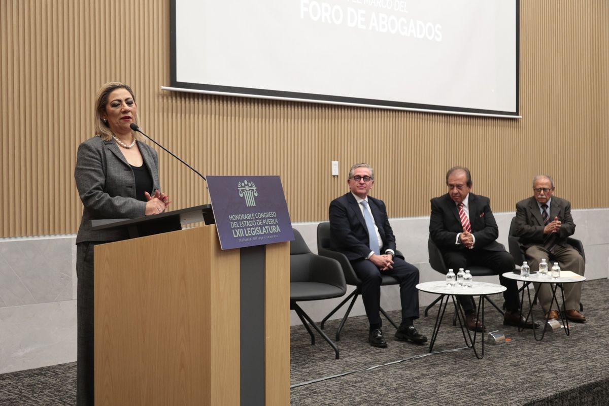 Minerva García Chávez, titular del Voluntariado del Congreso del estado de Puebla. Foto: Especial