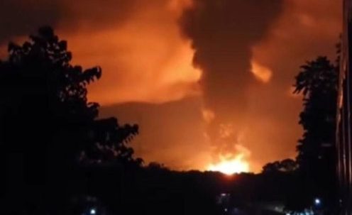 Explosión en La Ceiba
