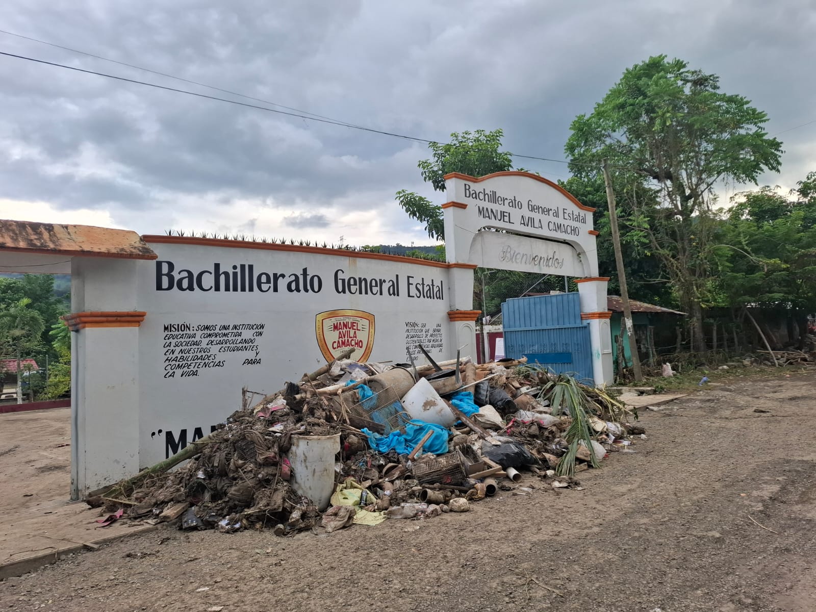 Daños en infraestructura educativa