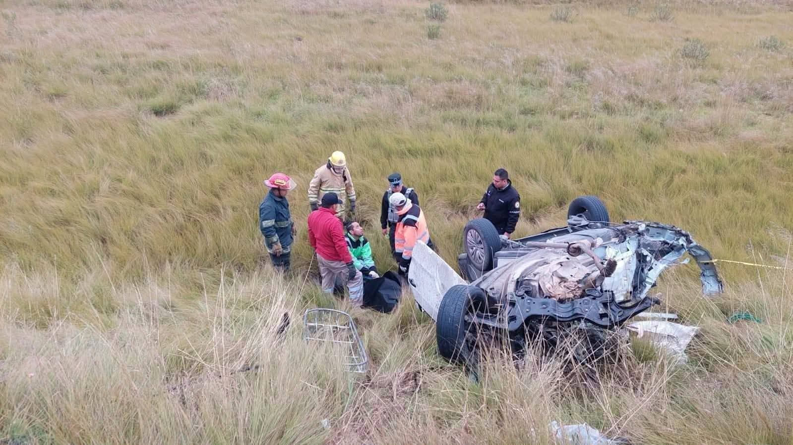 Choque en autopista Amozoc-Perote