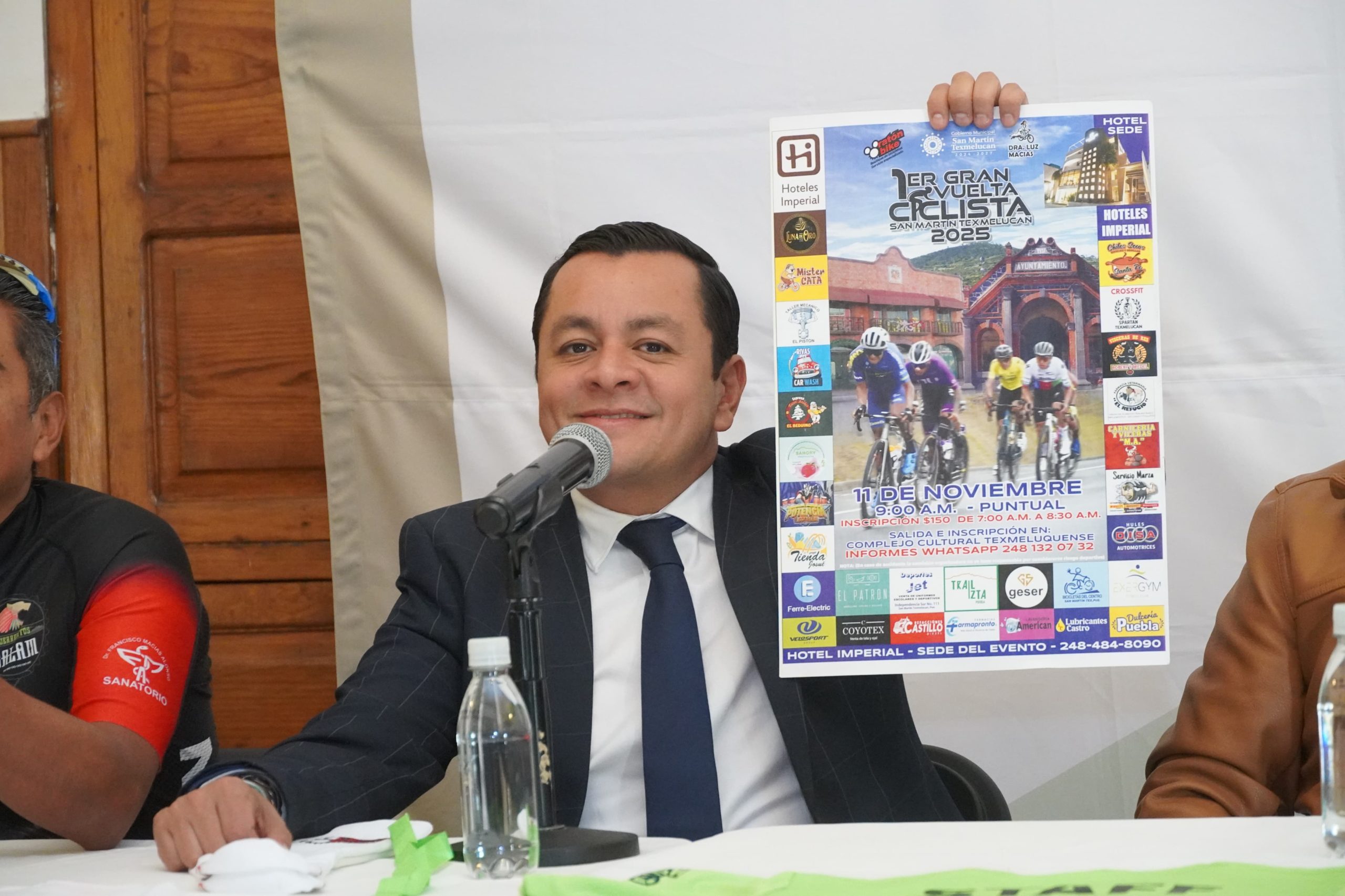 Texmelucan anuncia la 1ª Gran Vuelta Ciclista 2025 con corredores internacionales