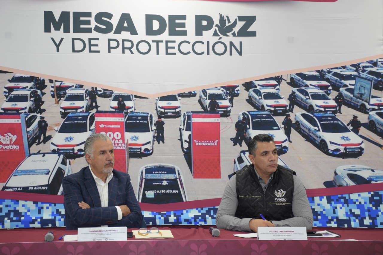 Acciones coordinadas de la SSC consolidan resultados a favor de la capital poblana