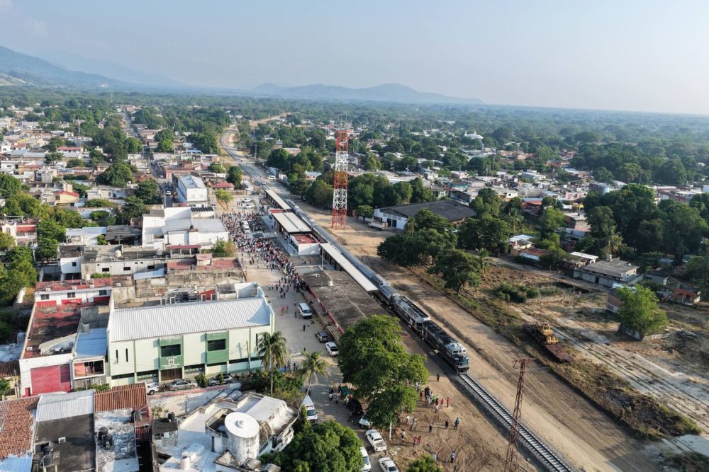 sheinbaum-inauguracion-estaciones-linea-k-tren-interoceanico-chiapas