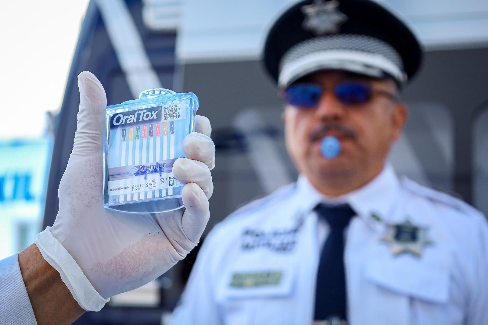 Policía Auxiliar de Puebla realiza pruebas toxicológicas a personal operativo