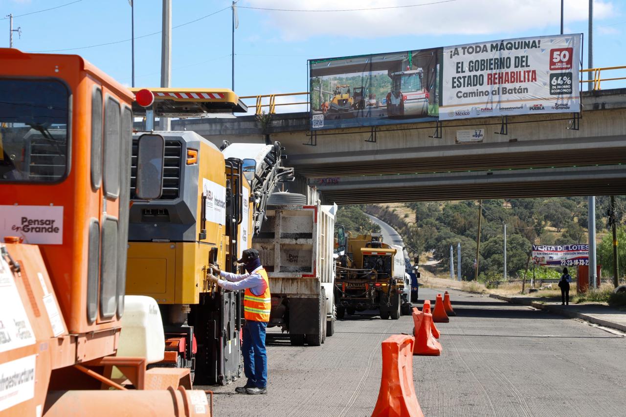 Avanza en un 90% rehabilitación del Camino al Batán