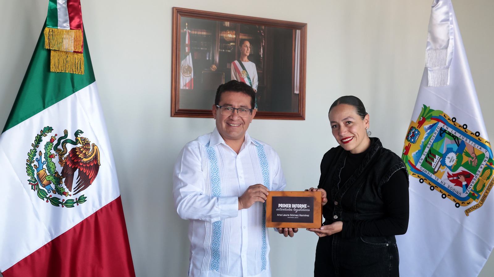 Destaca Ana Laura Gómez propuestas para fortalecimiento de las Mipymes en su Primer Informe Legislativo