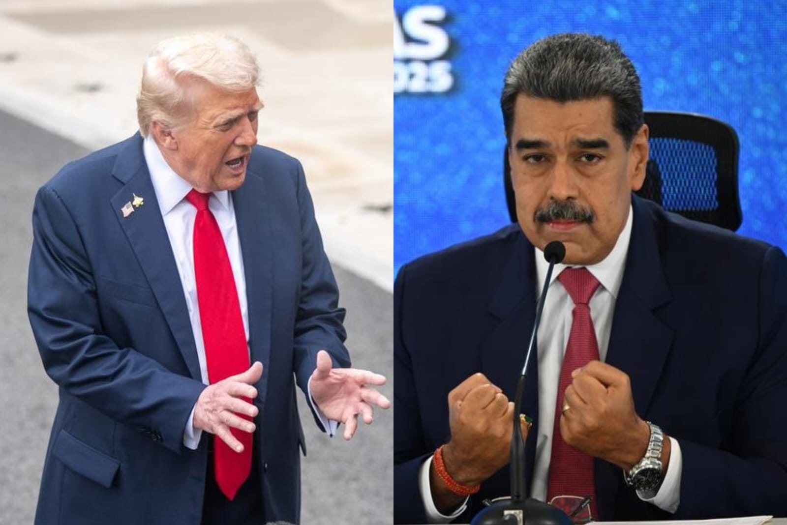 Donald Trump y Nicolás Maduro