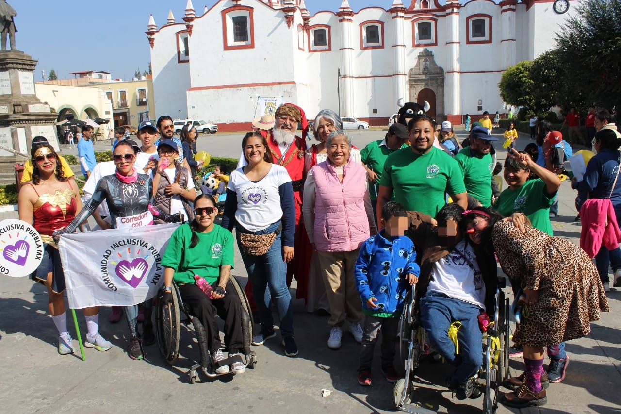 San Pedro Cholula refrenda su compromiso con la inclusión en la caminata “Paso a Pasito” y la Expo Inclusiva