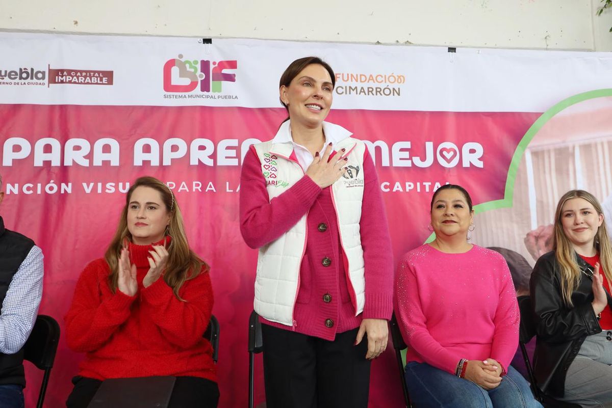 MariElise Budib, presidenta honoraria del Patronato del SMDIF Puebla. Foto: Especial
