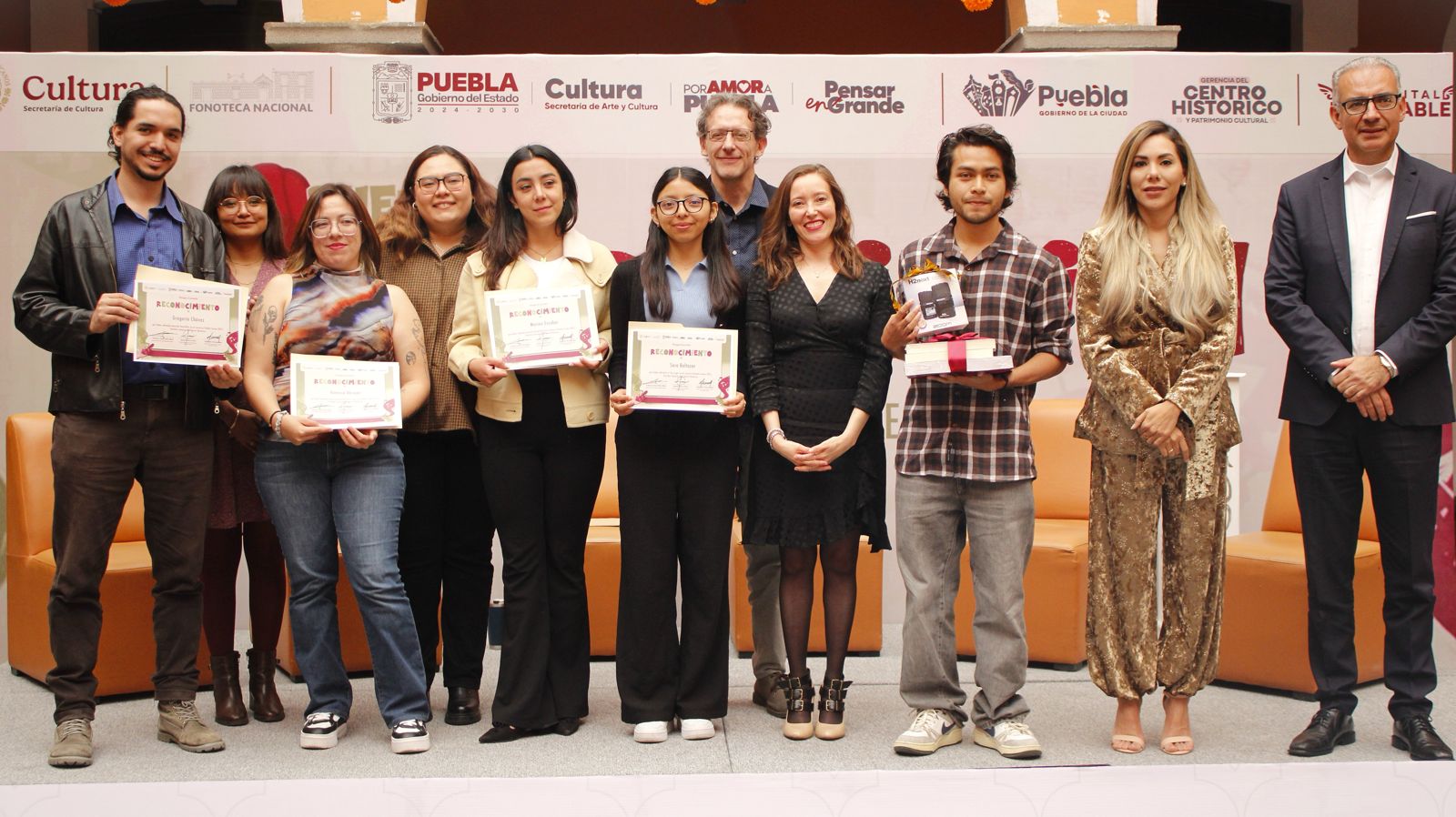 Premian a las y los ganadores del concurso “Puebla Suena: Postales Sonoras del Centro Histórico”