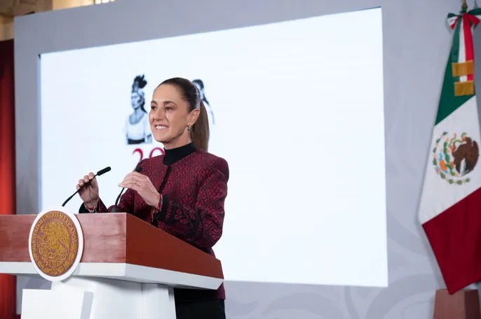 Claudia Sheinbaum, presidenta de México,