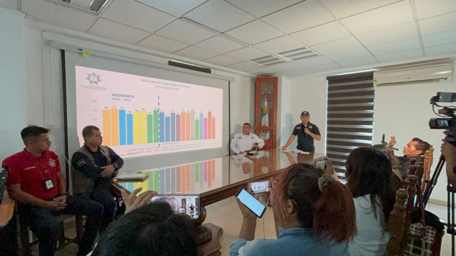 Presenta SSCyPC de Cuautlancingo recuento de acciones en beneficio de los ciudadanos