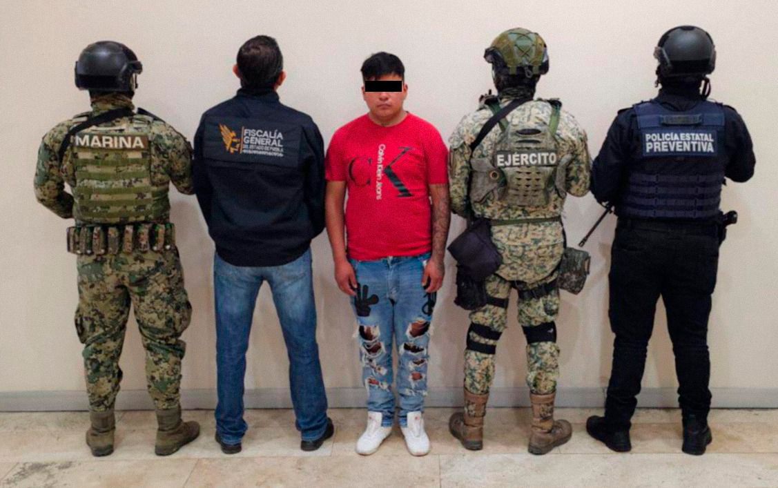 Detienen a “El Lápiz” y “La Pulga”, señalados por extorsiones en mercados de Puebla