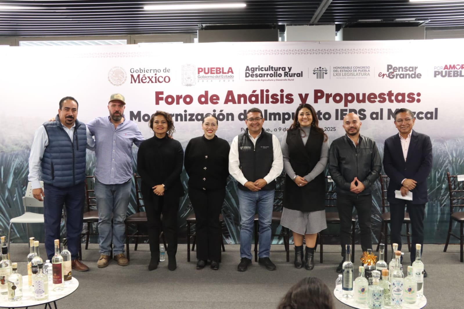Congreso de Puebla realiza foro para revisar el IEPS y apoyar al sector mezcalero poblano