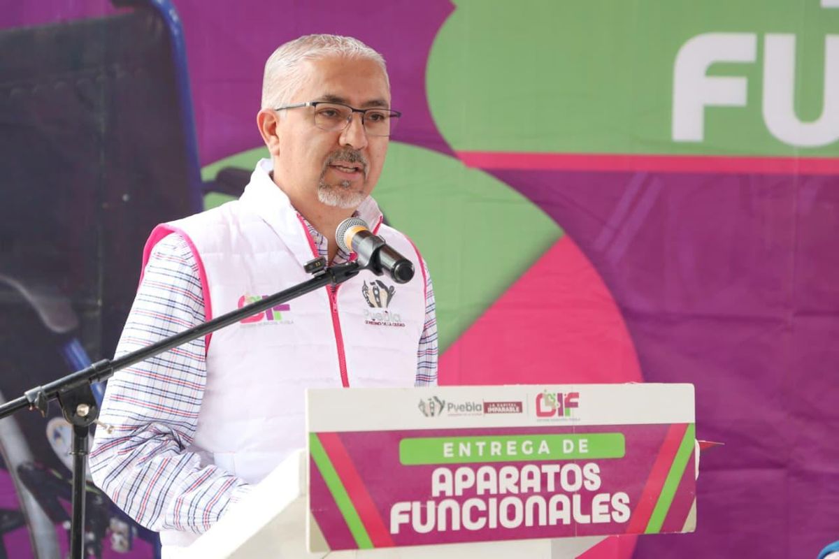 Jesús Alejandro Cortés Carrasco, director general del SMDIF Puebla. Foto: Especial