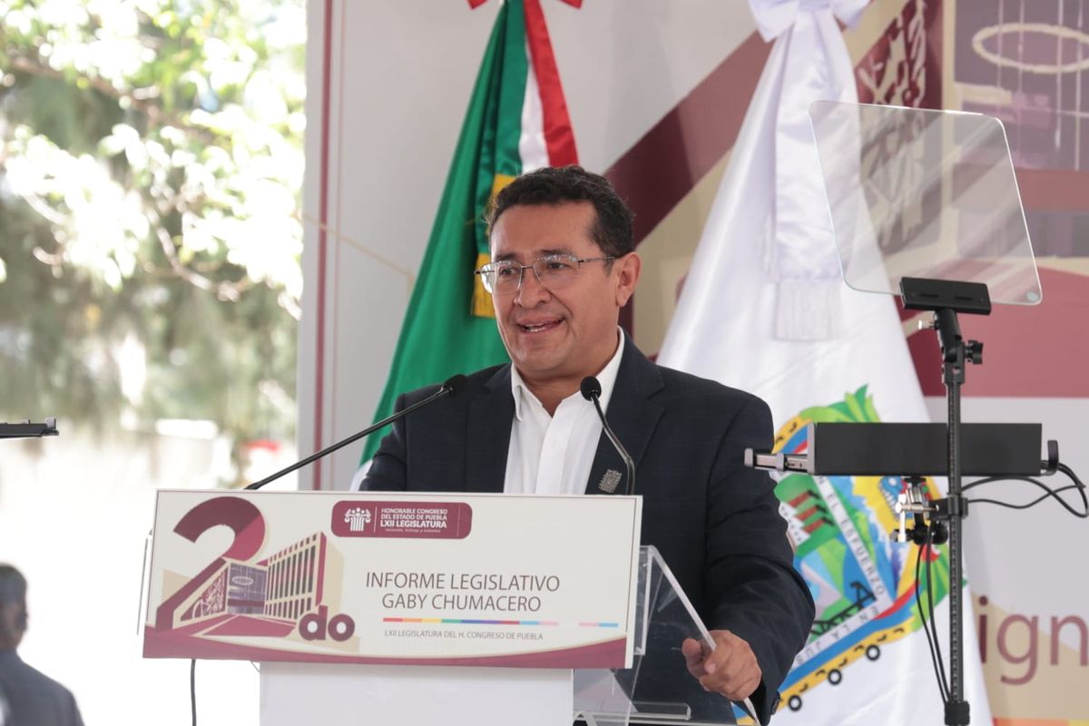 Pável Gaspar Ramírez, presidente del Congreso del estado de Puebla. Foto: Especial