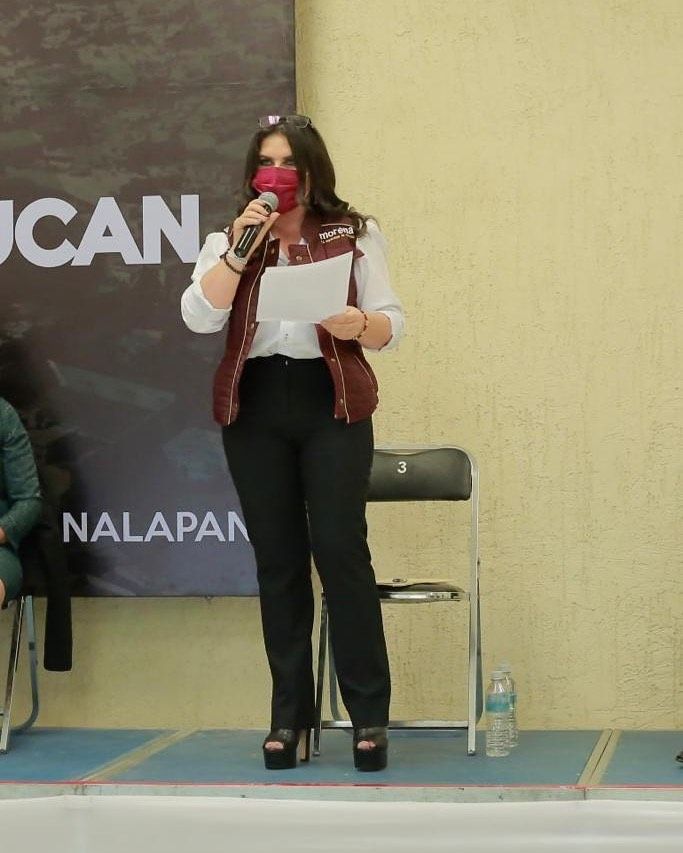 Gana Norma Layón debate en Texmelucan