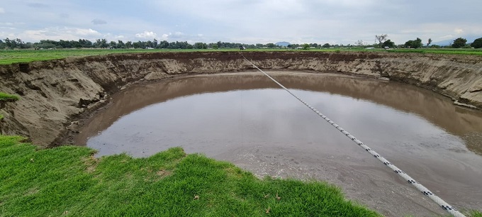 Conagua tira versión de que Bonafont causó el socavón de Zacatepec