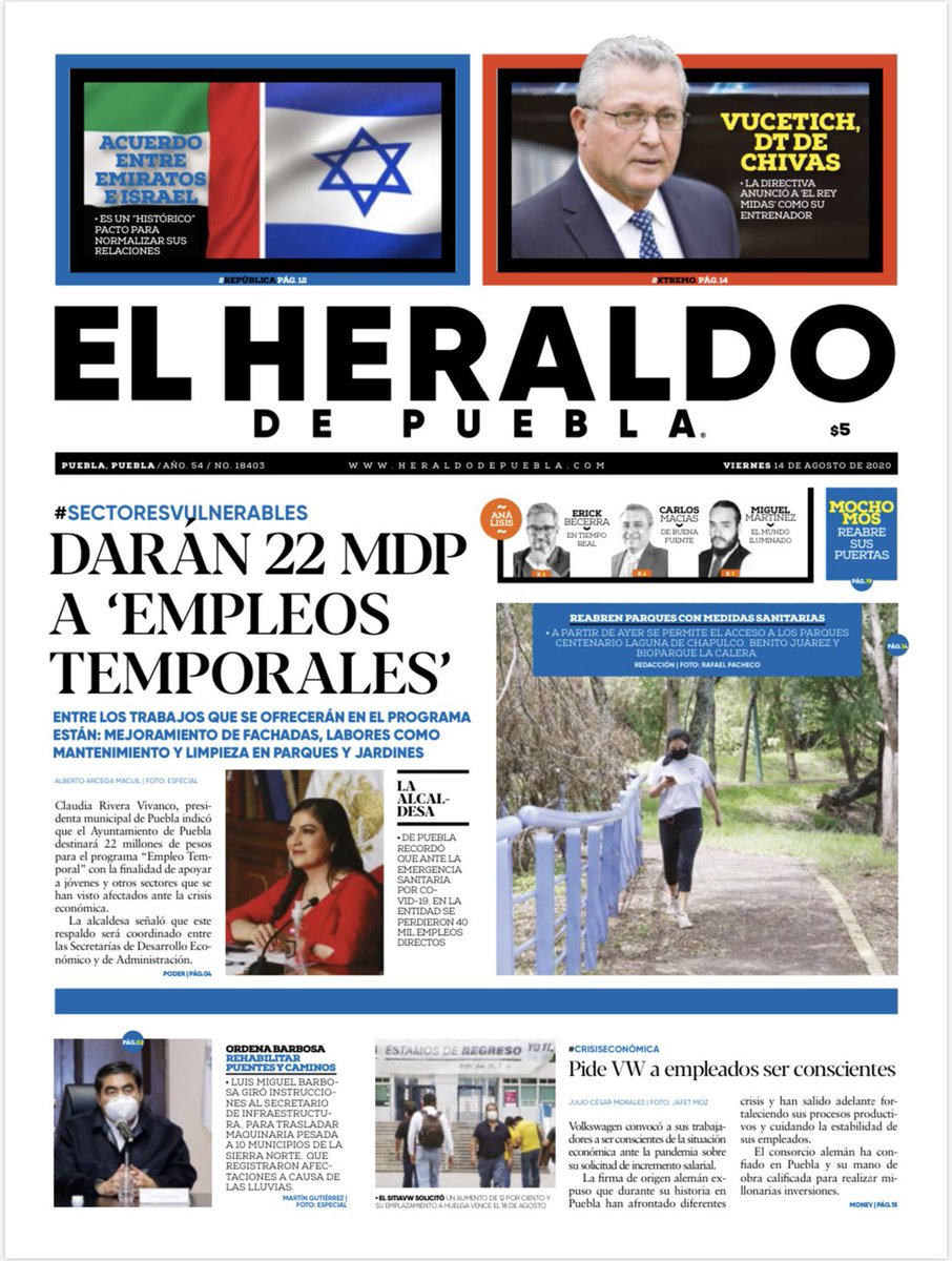 El Heraldo de Puebla es Empresa Socialmente Responsable