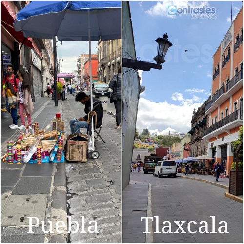 Tlaxcala pone el ejemplo a Puebla en el control de ambulantes, seguridad y limpieza