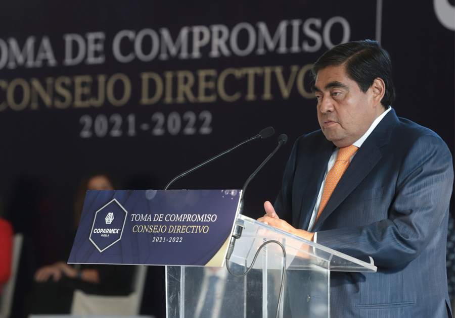 Ustedes no me van a impresionar sentenció Barbosa a empresarios de Coparmex