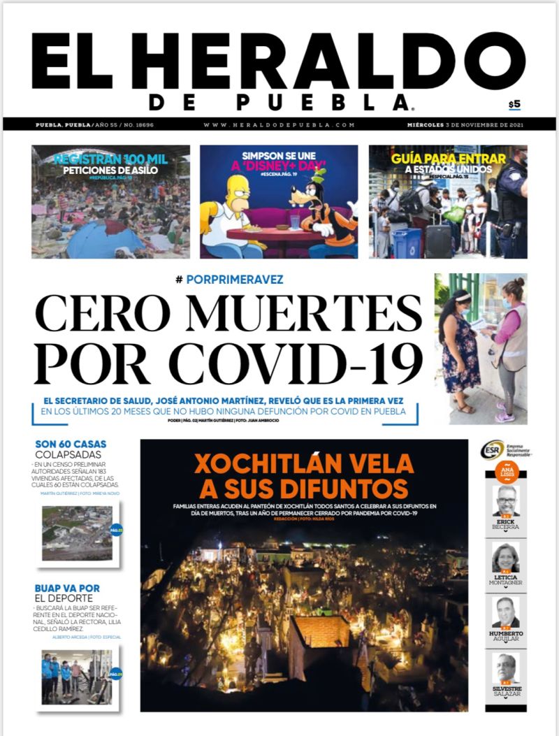 Recibe El Heraldo de Puebla distintivo ESR