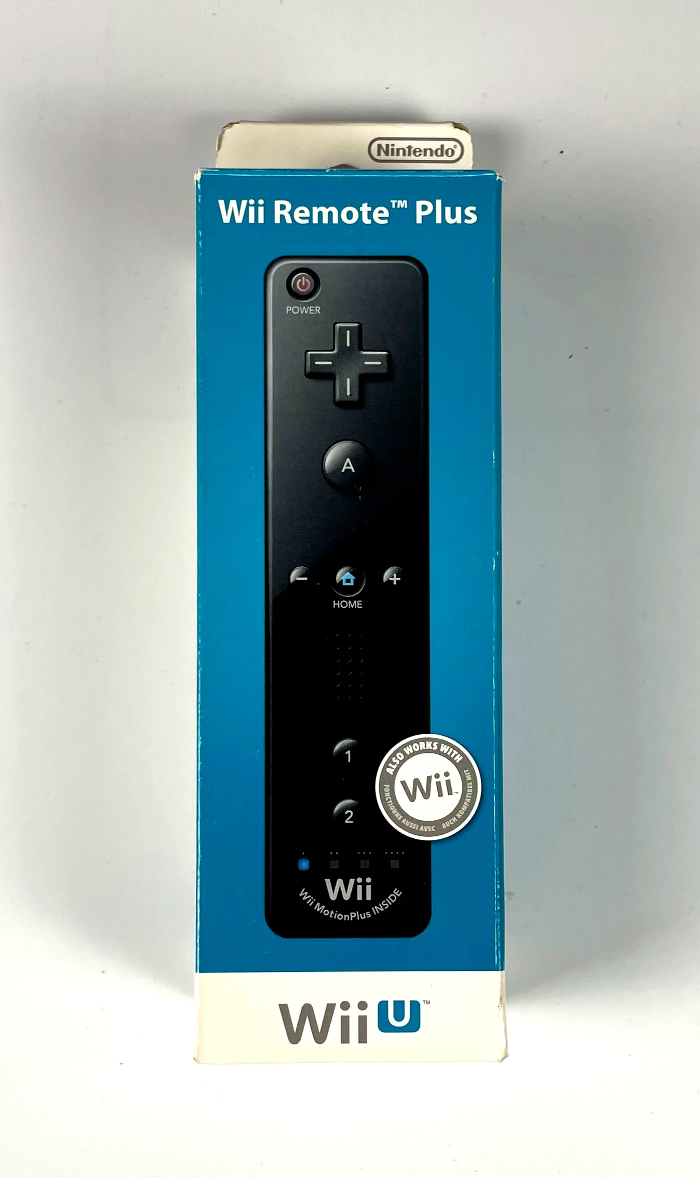 Wii Remote Motion Plus Controller Black