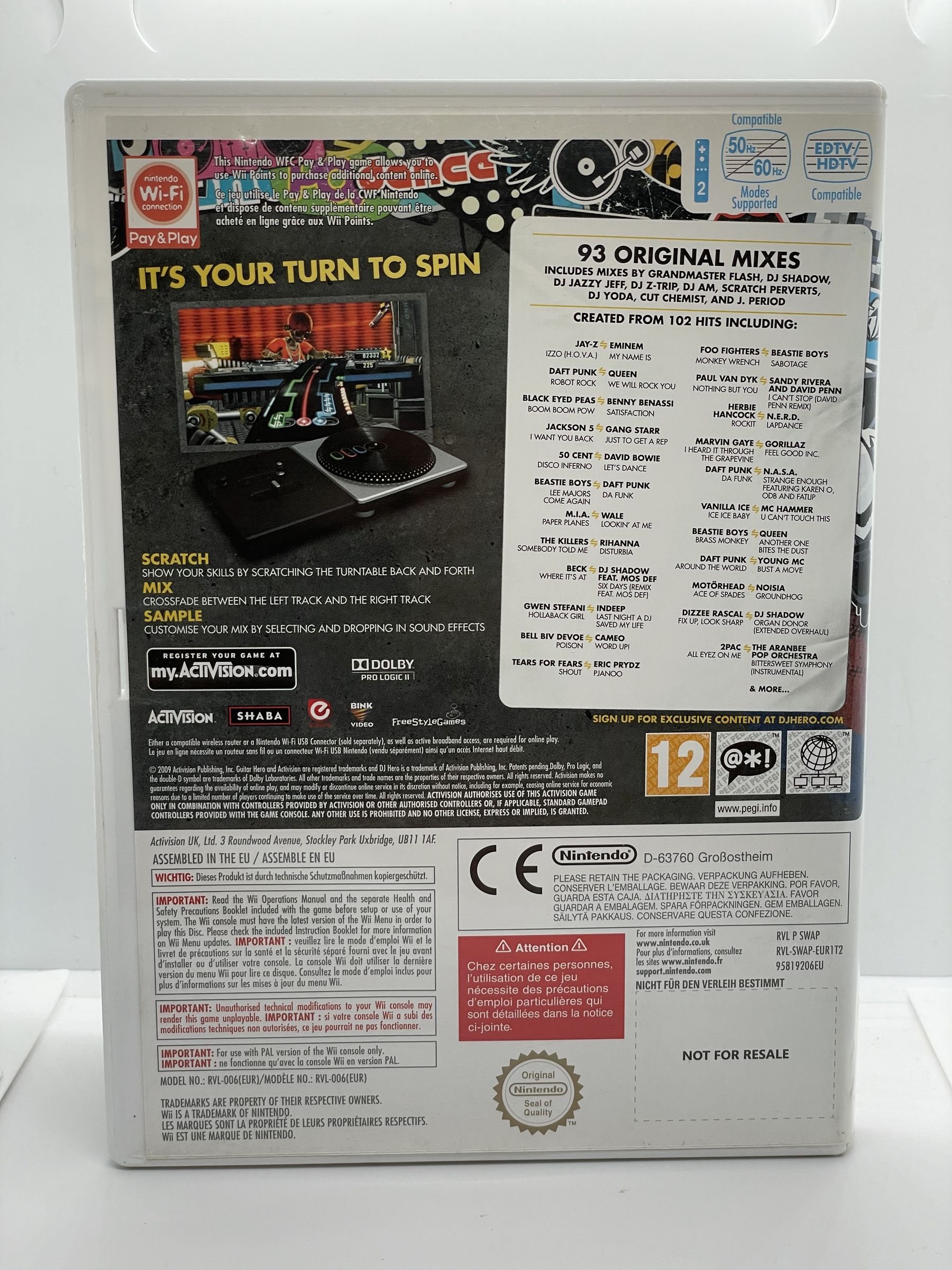 DJ Hero Nintendo Wii