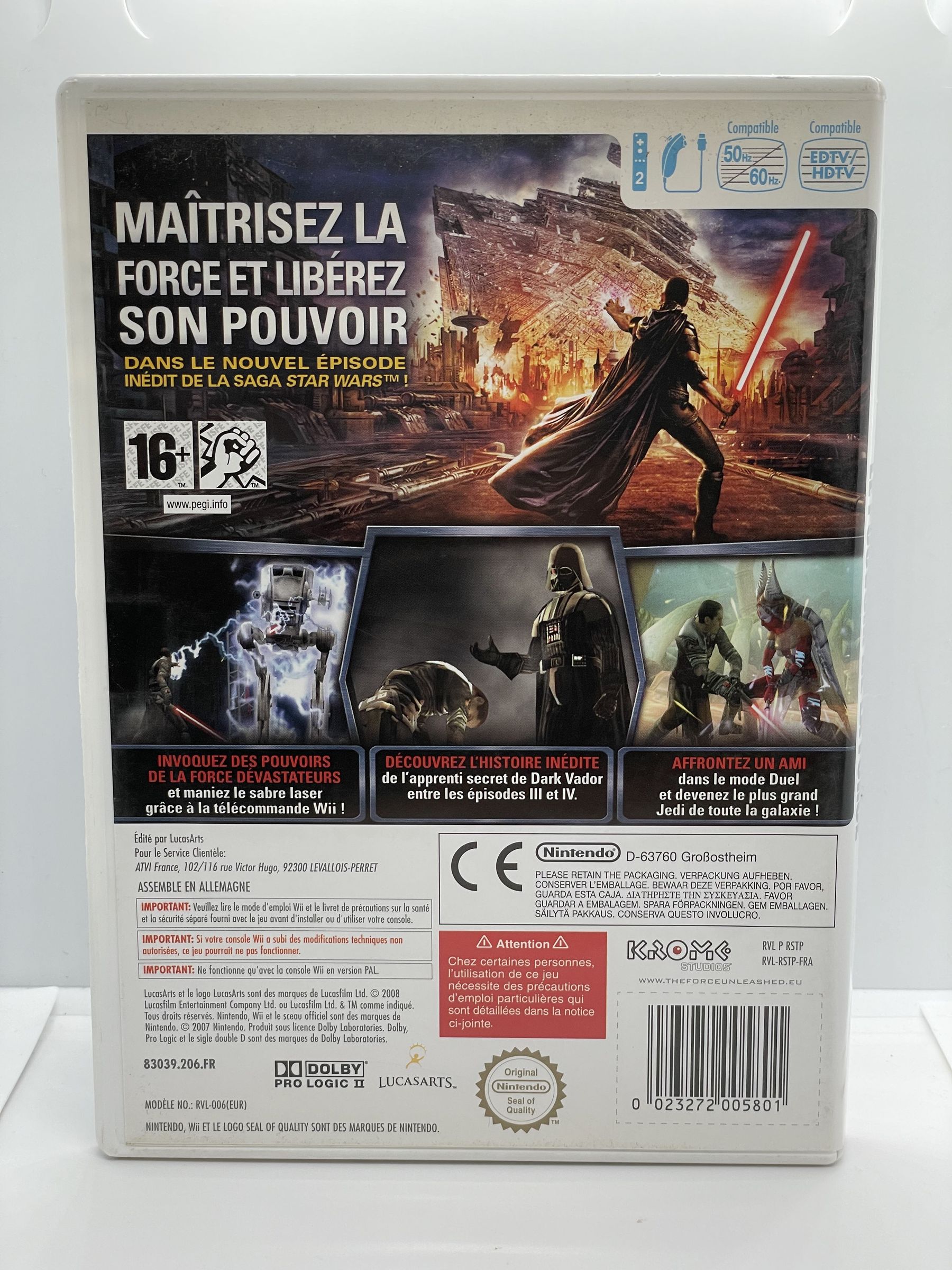 Star Wars The Force Unleashed Nintendo Wii