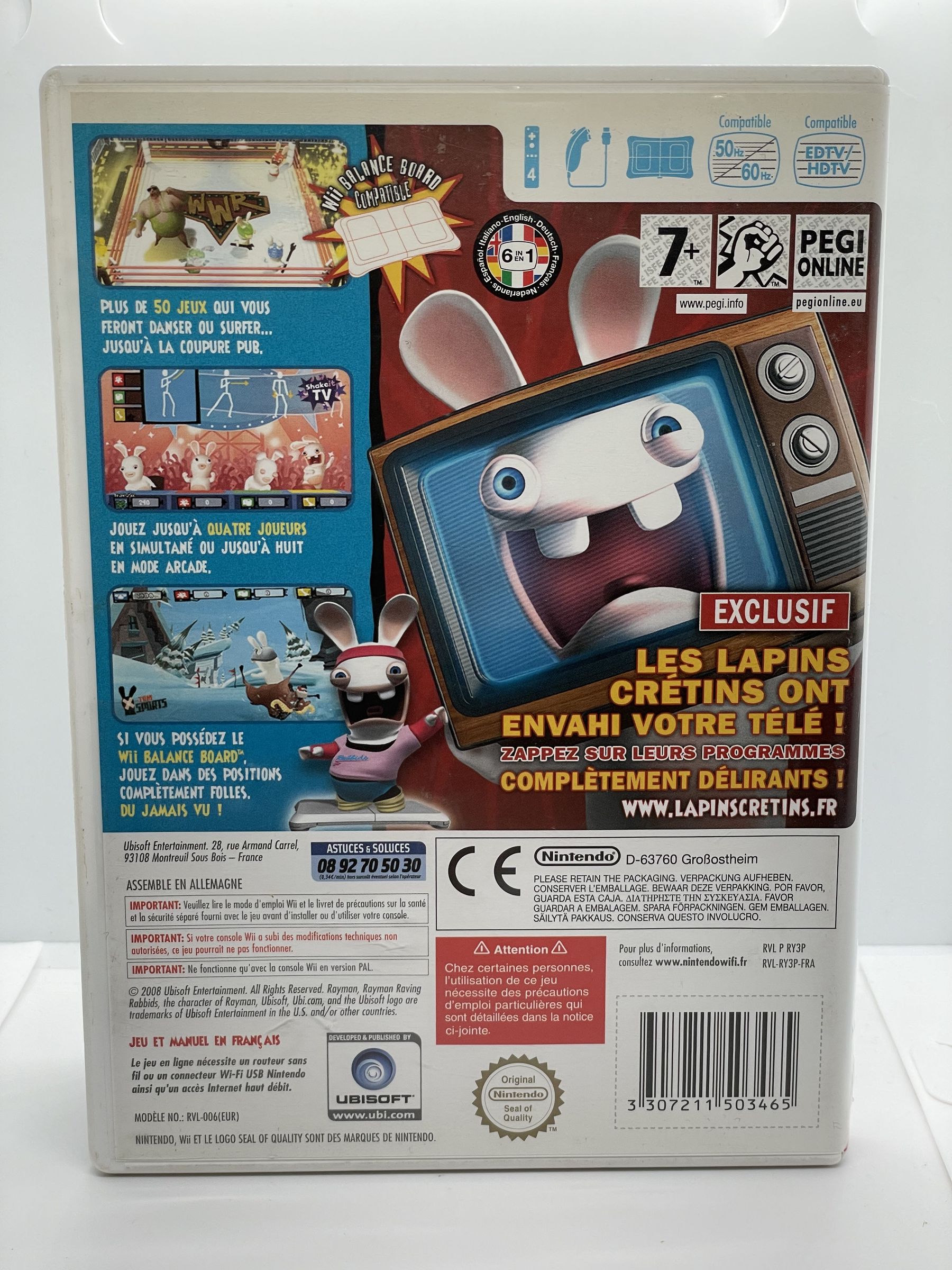 Rayman Raving Rabbids TV Party Nintendo Wii