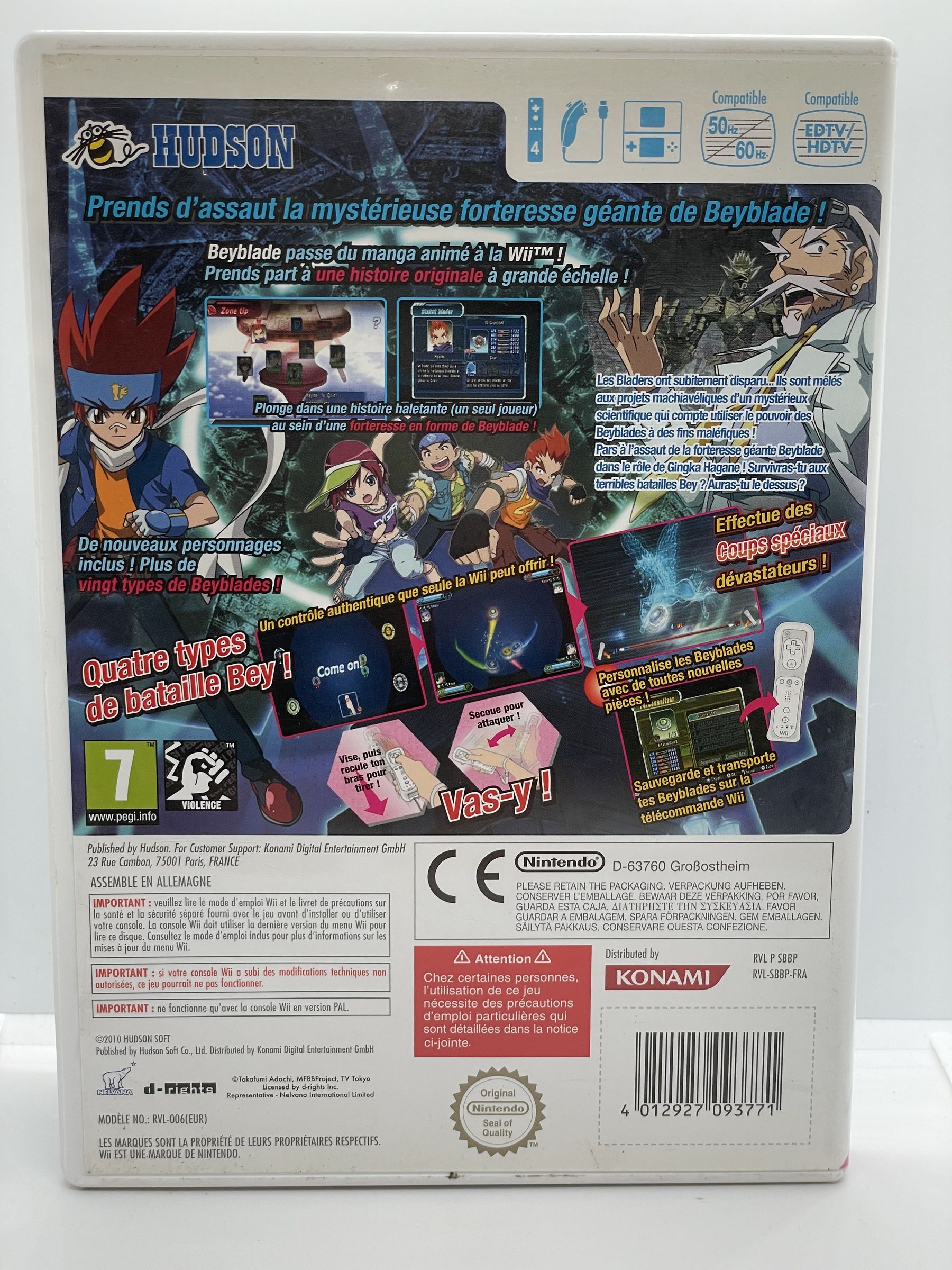 Beyblade Metal Fusion Nintendo Wii