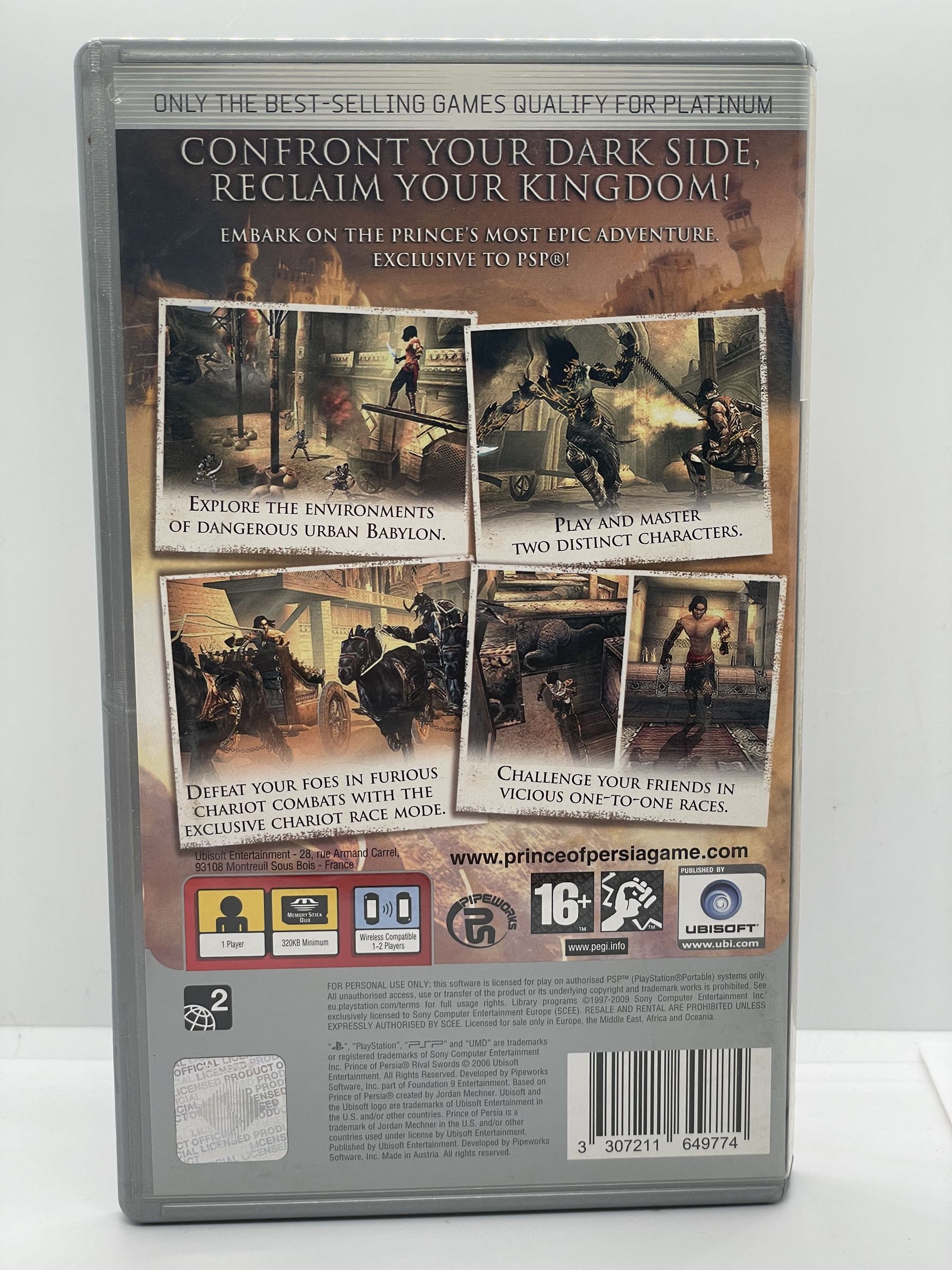 Prince of Persia Rival Swords PSP