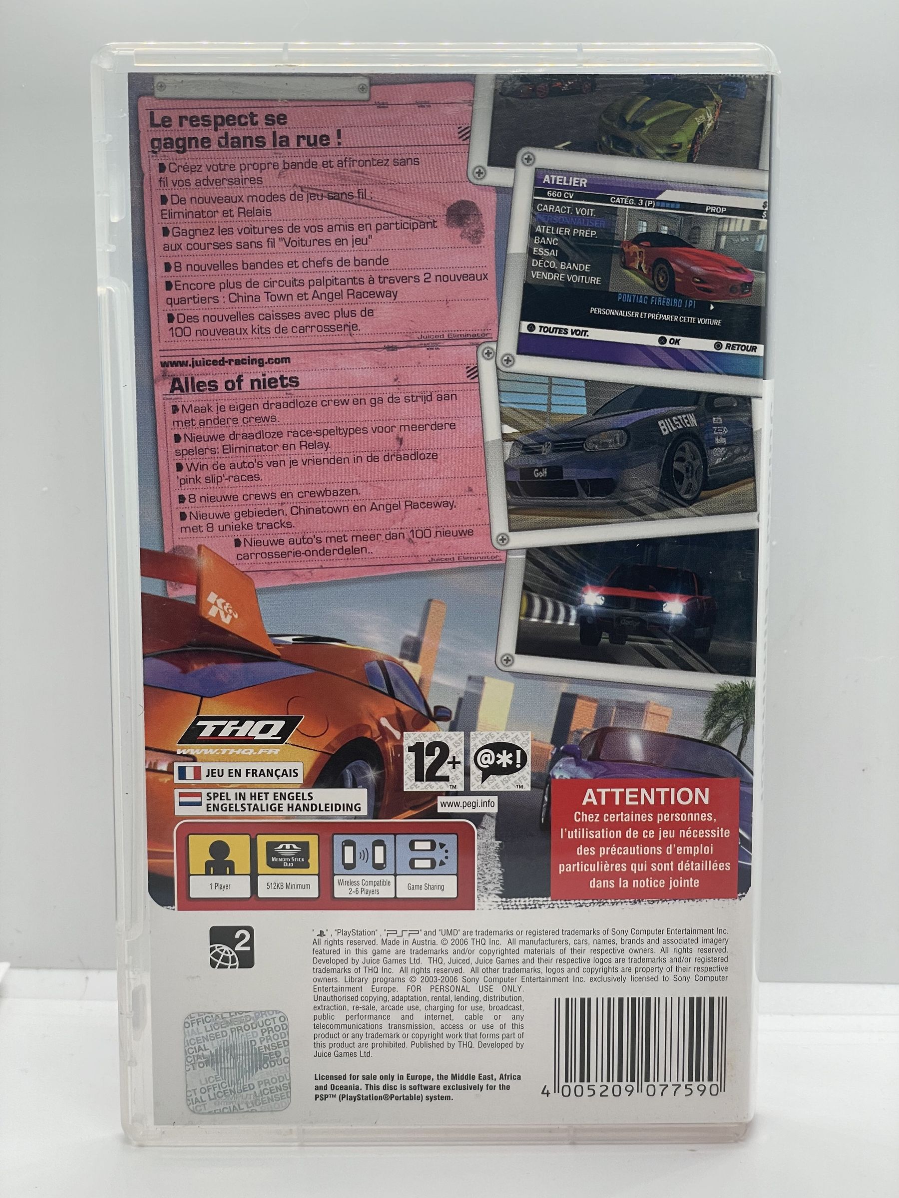Juiced Eliminator PSP