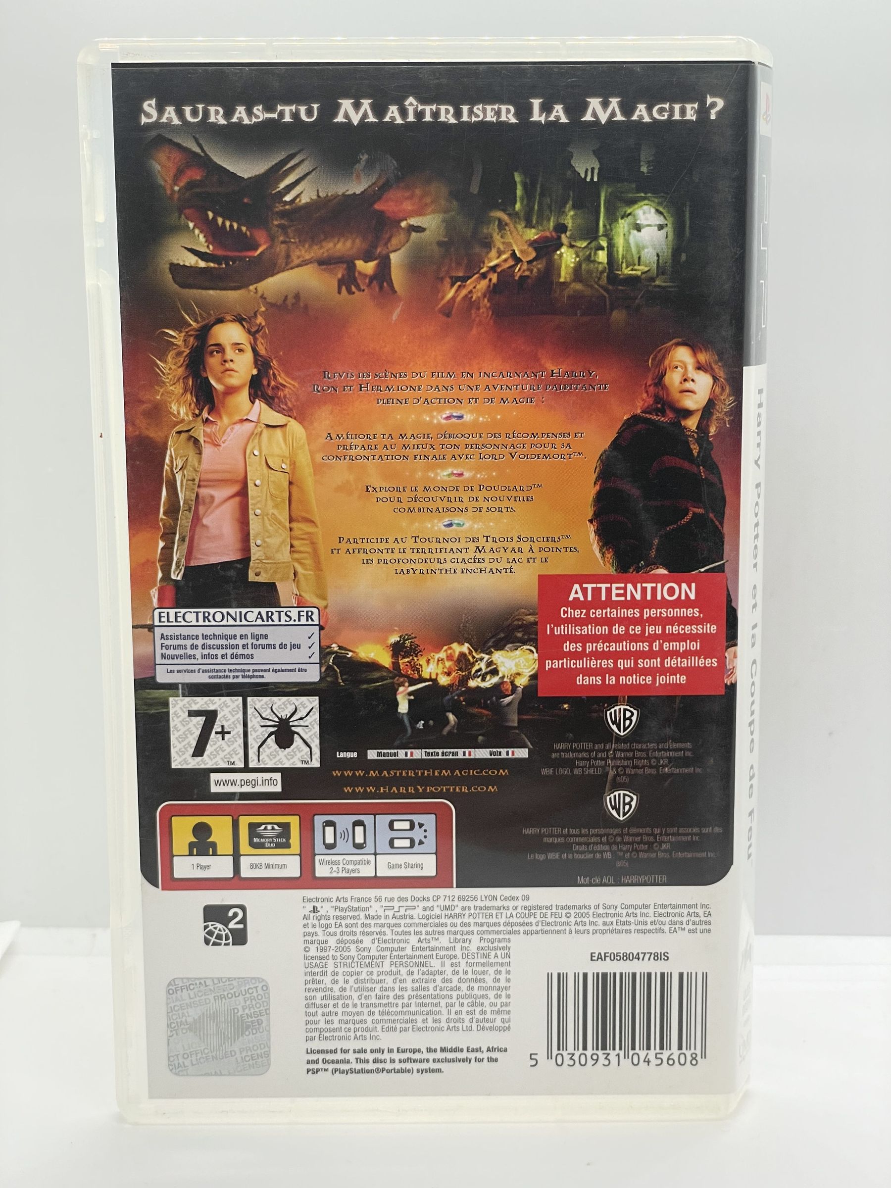 Harry Potter and the Goblet of Fire PSP (FR)