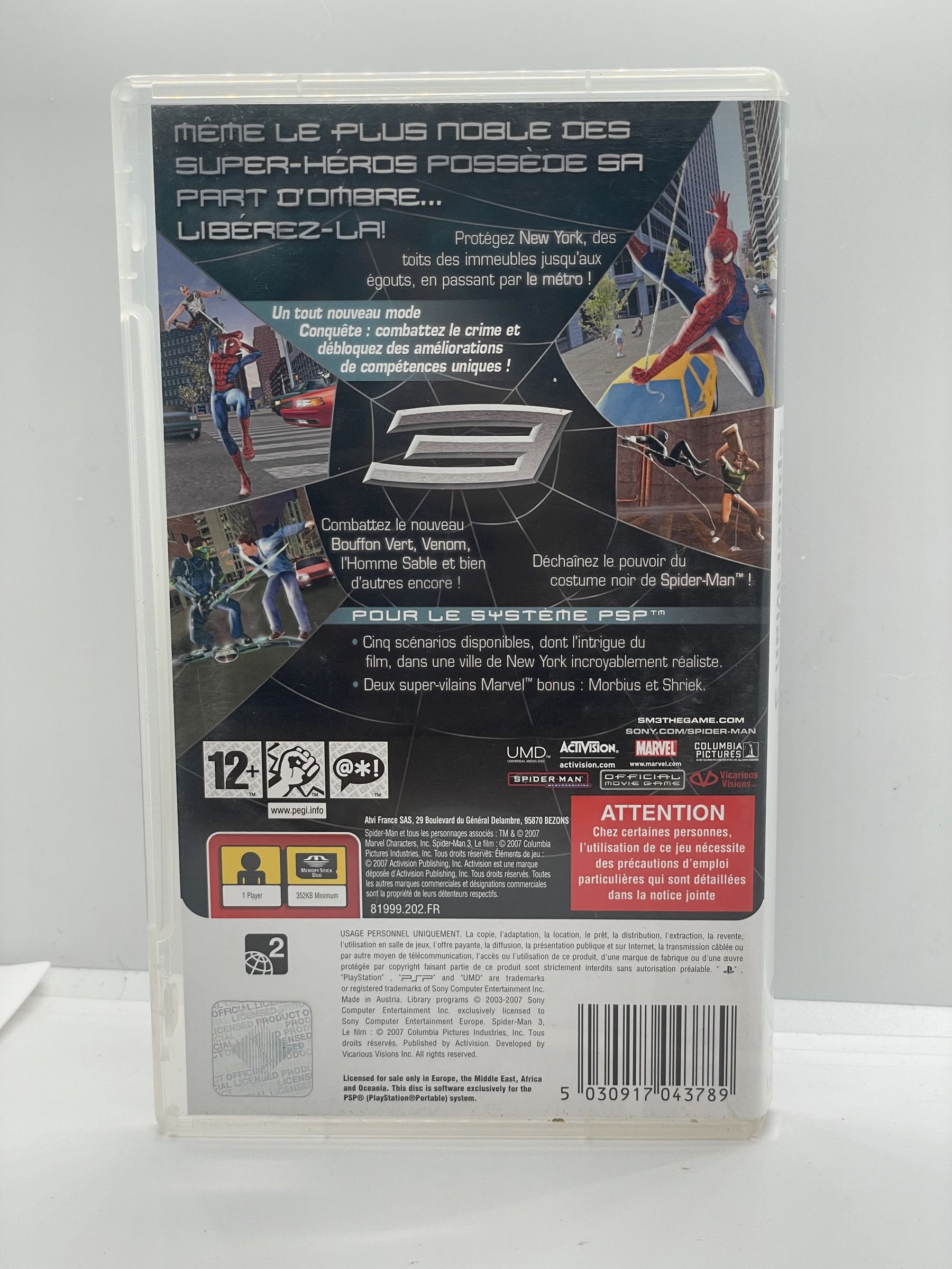 Spider-Man 3 PSP