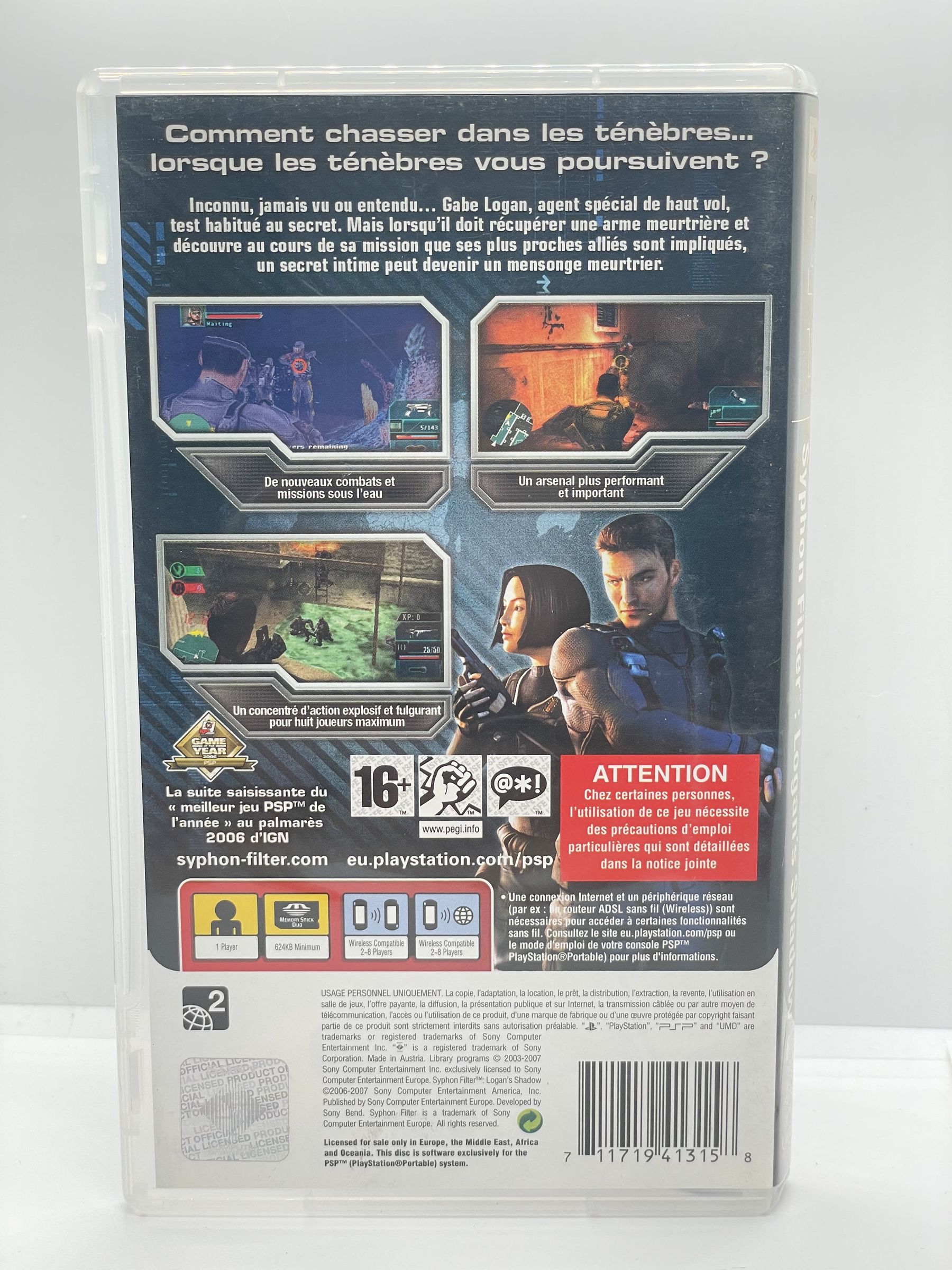 Syphon Filter Logan's Shadow PSP