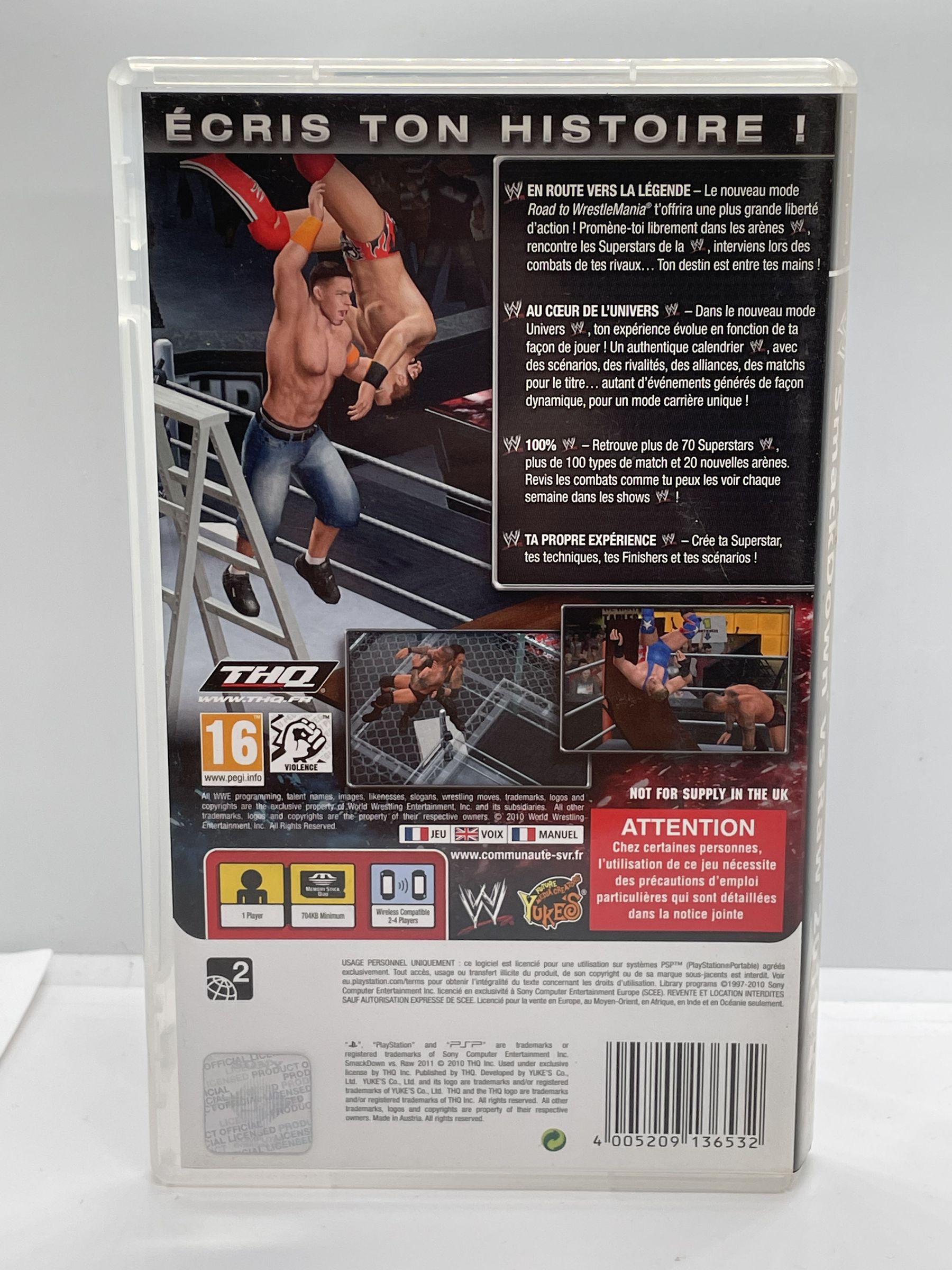 SmackDown vs Raw 2011 PSP