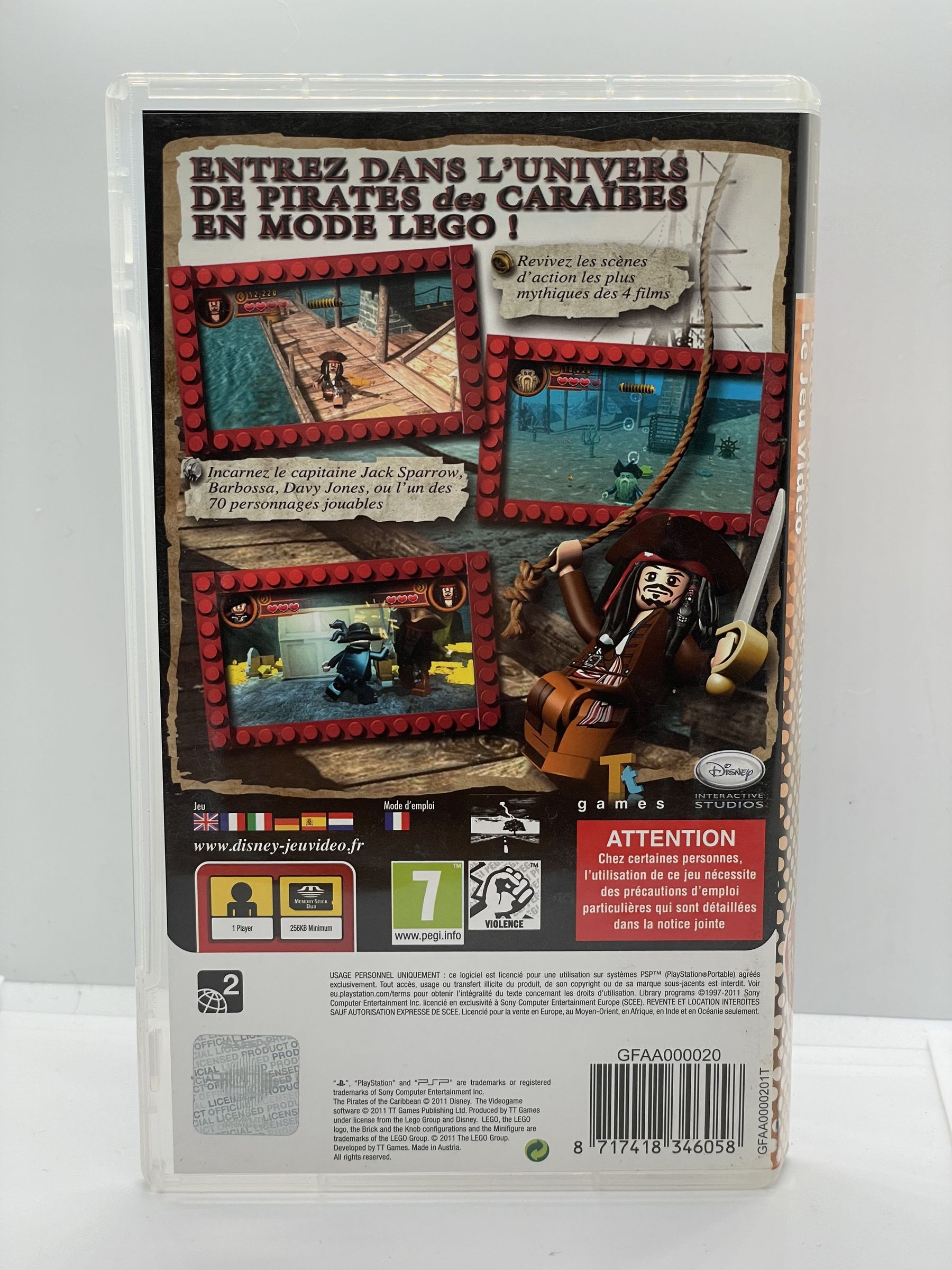 Lego Pirates of Caribbean PSP