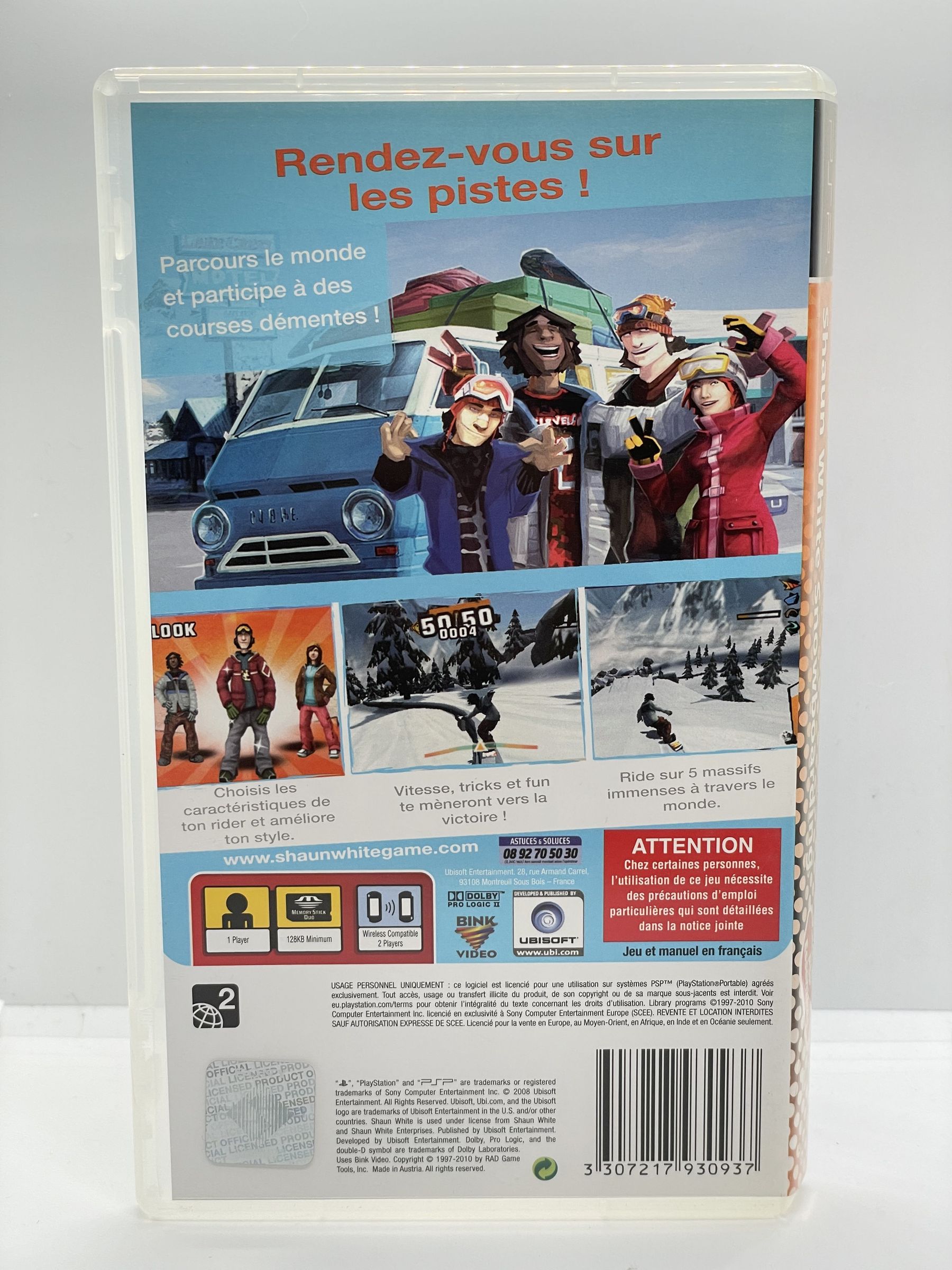 Shaun White Snowboarding PSP