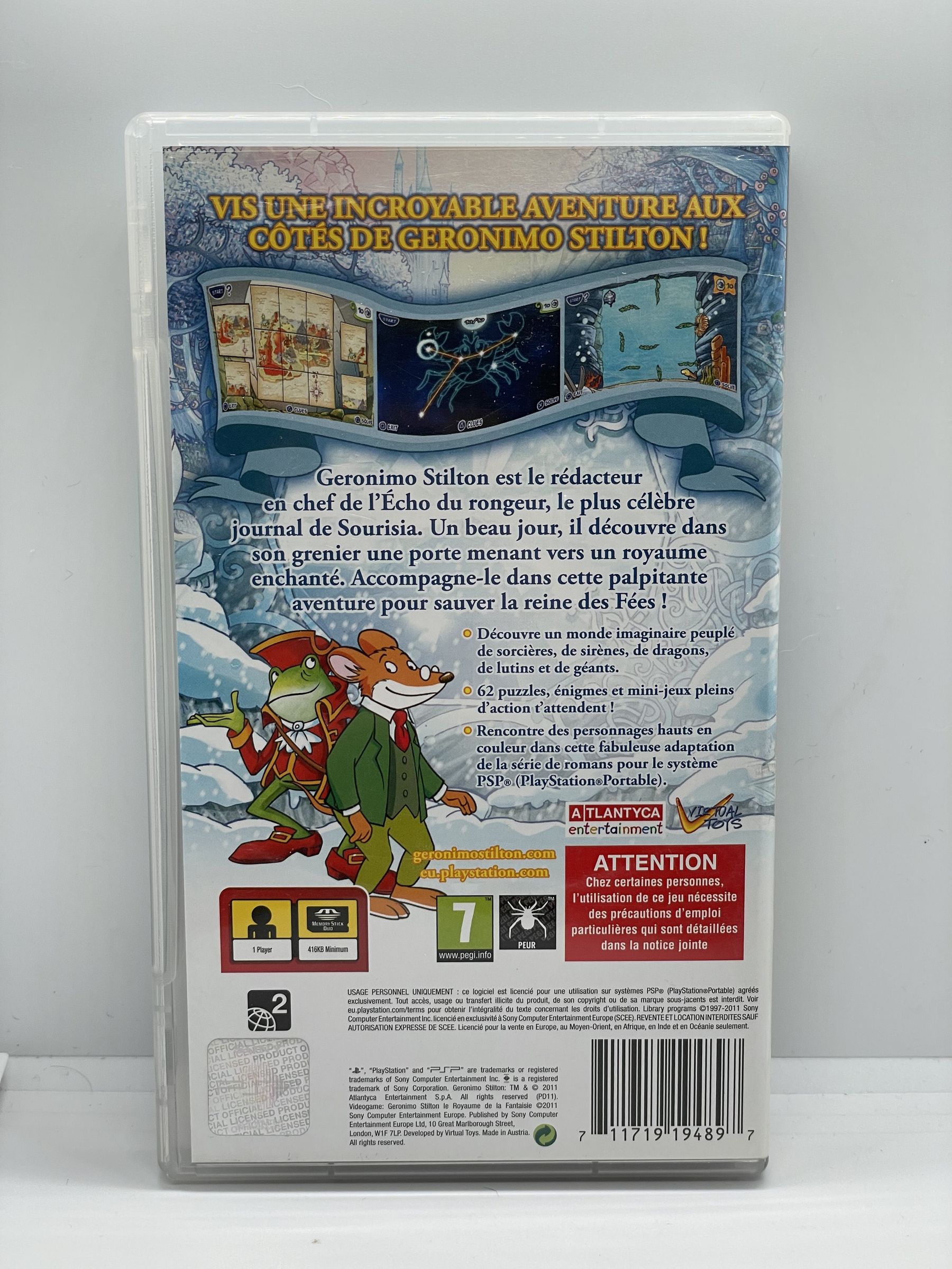Geronimo Stilton in the Kingdom of Fantasy PSP