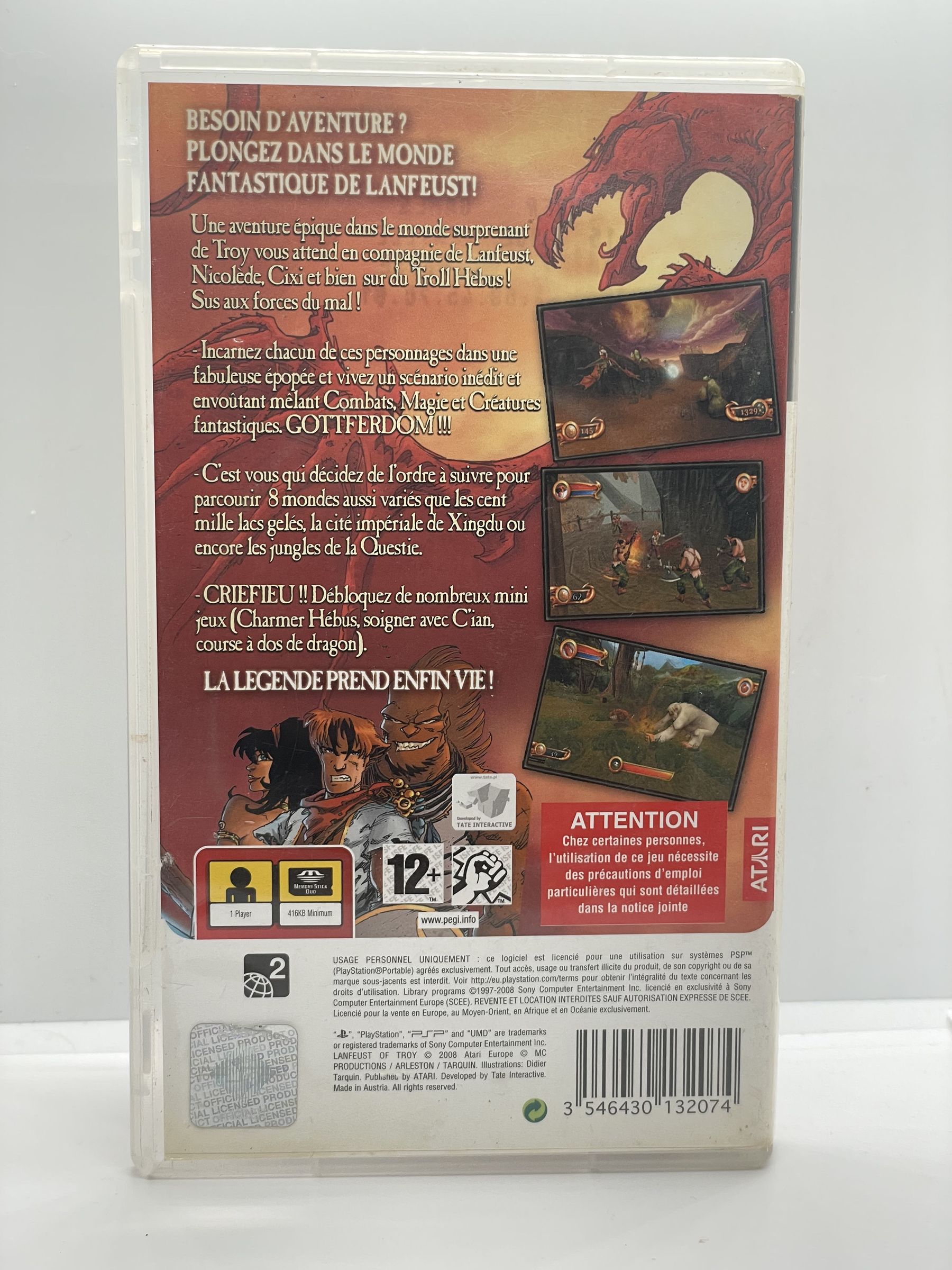 Lanfeust of Troy PSP