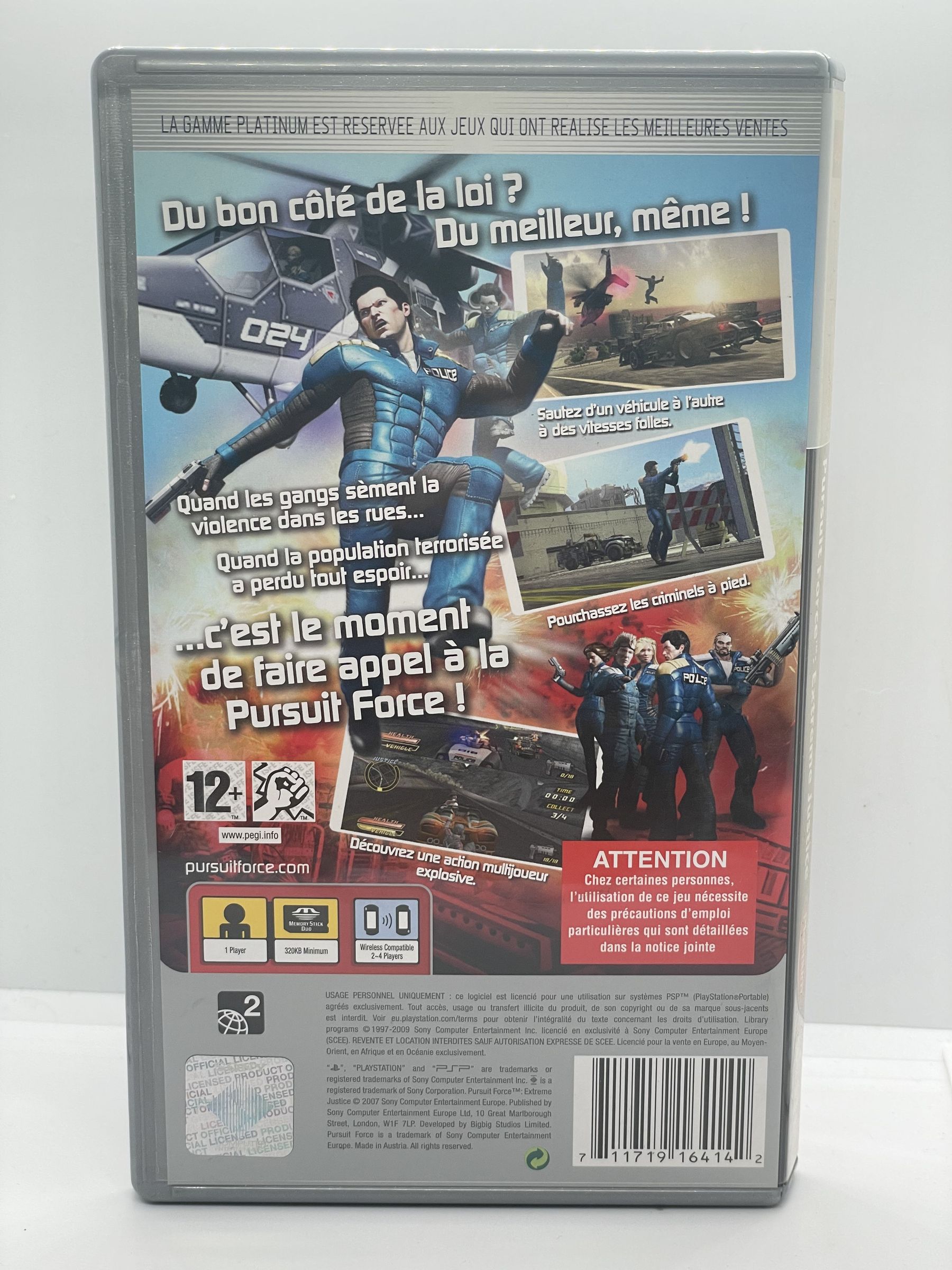 Pursuit Force Extreme Justice PSP