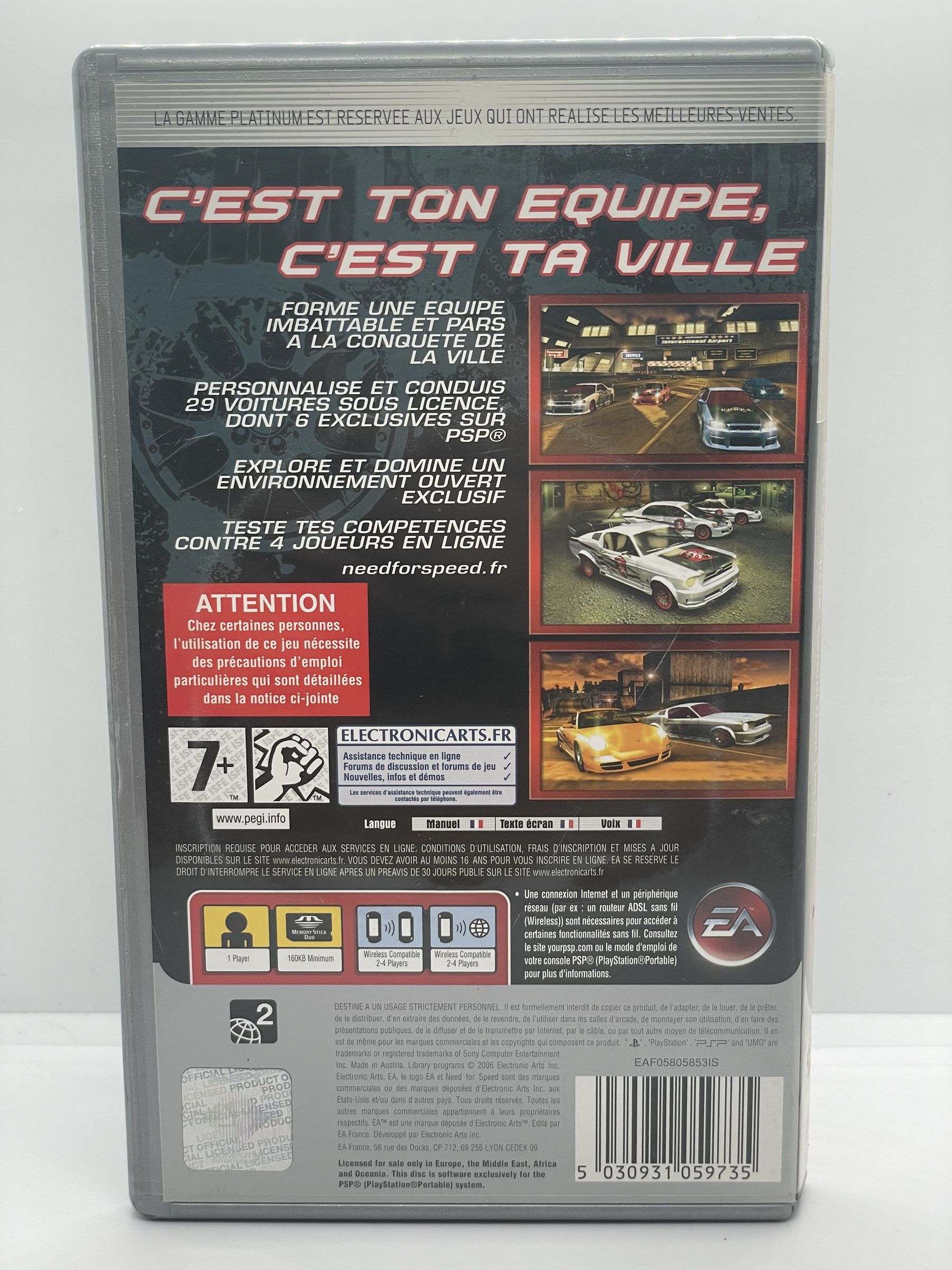 Need for Speed Carbon Own The City PSP