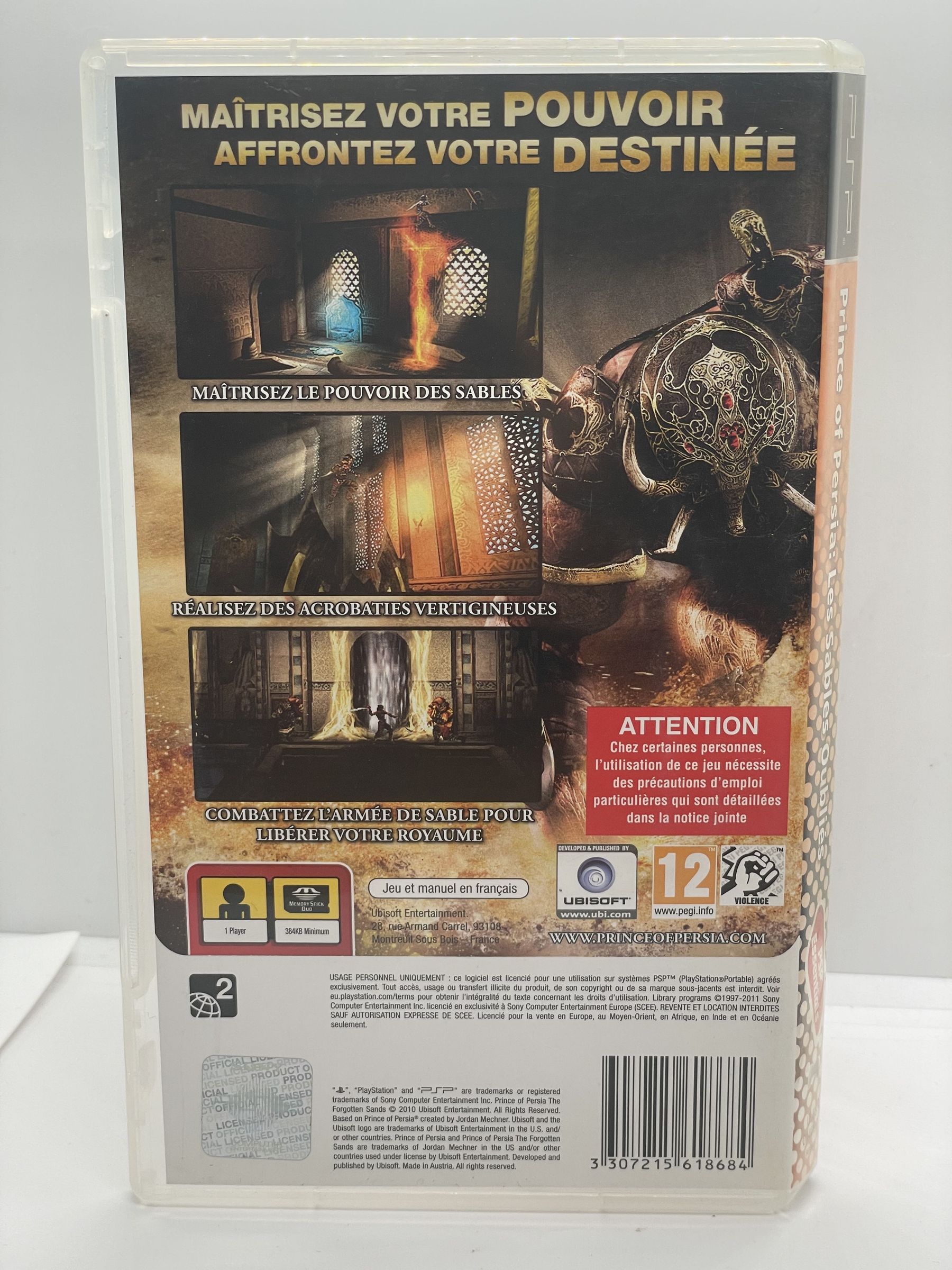 Prince of Persia The Forgotten Sands PSP